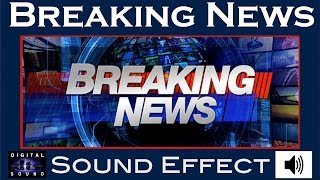 Sound Effects For Breaking News ✺ Best Audio Quality [upl. by Ahseel527]