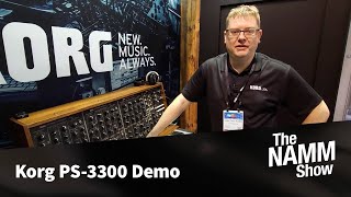 NAMM 2024 Korg PS3300 Demo amp Overview [upl. by Simdars479]