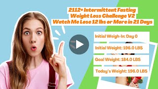 I Lost 1 LB Per Day w 2112 Intermittent Fasting  Case Study 2 Day 0 Weigh In fasting keto [upl. by Medlin]