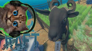 ANIMAL FARM  Raft GameplayLets Play E15 😺 [upl. by Sidoeht]