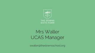 UCAS  A Guide to the Application Process The Downs Sixth Form [upl. by Anuaik806]