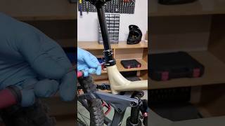 Fix Moving Seatpost 😬 mtb shrots [upl. by Nirmak]