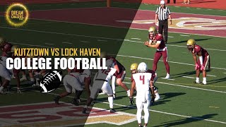 Kutztown vs Lock Haven  Football Highlights [upl. by Kester]