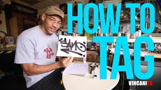 How to Tag  Sanoizm  Graffiti for Beginners [upl. by Heller]