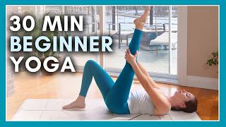 30 min Beginner Yoga  Gentle Stretch amp Flow Yoga [upl. by Samy]