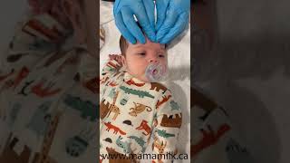 craniosacral therapy on baby [upl. by Hackathorn]