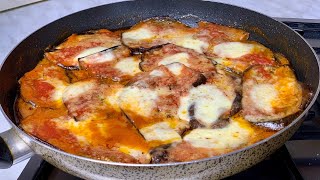 MELANZANE alla PARMIGIANA a MODO MIO in PADELLA più LEGGERA più VELOCE [upl. by Othello]