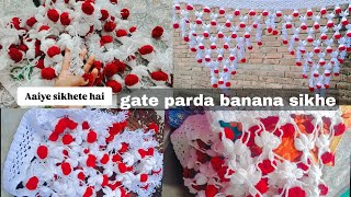 parda ka new videospecial gate pardagate ke designjhalar ka designparda banana sikhetoran [upl. by Alim]