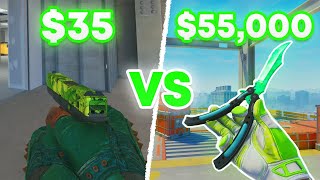 35 vs 55000 Green Loadout on CS2 [upl. by Ebberta]