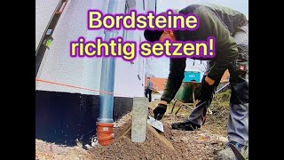 Bordsteine richtig setzen [upl. by Eenet904]