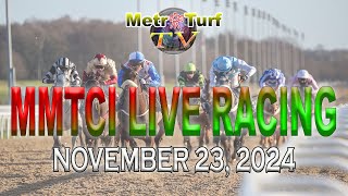 23 November 2024  Philippines Horse Racing Live  Metro Manila Turf Club Inc [upl. by Aiuhsoj519]