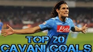 Top 20 Cavani goals  HD [upl. by Alaikim]