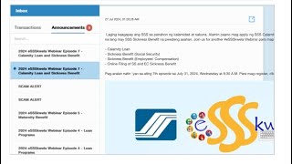 SSS CALAMITY LOAN ssscalamityloan2024 [upl. by Lukash]