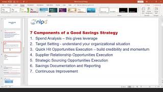 NLPA Webinar Savings Strategy Development [upl. by Suirrad829]