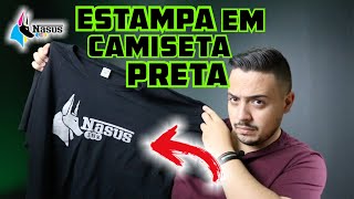 Como estampar camiseta preta e de algodão [upl. by Ebeneser]