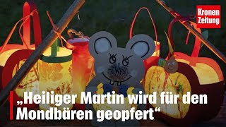 Wirbel im Kindergarten „Heiliger Martin wird für den Mondbären geopfert“  kronetv NEWS [upl. by Ynoffit]