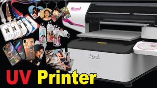 Nocai UV Digital Printer for ID card printingPen TShirt Mobile Cover  PVC boardAcrylic Printing [upl. by Chirlin58]