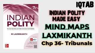 Indian Polity Made Easy Laxmikanth through Mindmaps  Chapter 36  Tribunals [upl. by Hara]