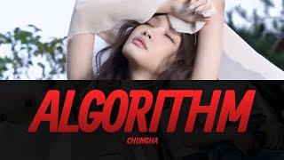 CHUNG HA 청하  Algorithm 알고리즘 Lyrics Video  KPOPWorld Music [upl. by Joli559]