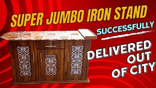 super Jumbo iron stand successfully deliver out of city  iron stand  iron table [upl. by Jamil]