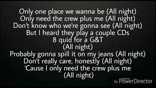 Example  All Night Lyrics [upl. by Morly]