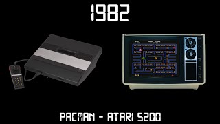 Gaming Through The Ages Phase 1  1982  Pacman  Atari 5200 [upl. by Andryc833]