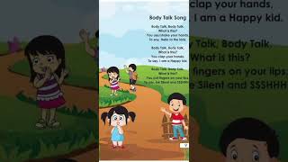 Nursery rhyme in englishkids rhymesBody talk songkg rhymes [upl. by Lisabeth]