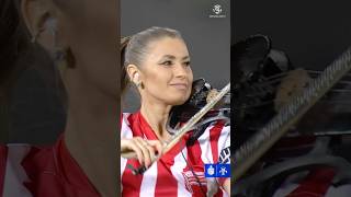 🎻Agnieszka Matusik show🎼 przed meczem Cracovia  Lech Poznań🔥 ekstraklasa [upl. by Liamsi207]