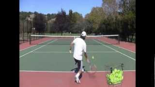 How To Play Tennis  Tennis Training Ground Strokes Practice [upl. by Weston]