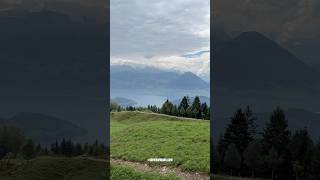 Beautiful Switzerland 🇨🇭 Cogwheel Train Ride Rigi Kaltbad Weggis Switzerland Shorts [upl. by Anaile181]