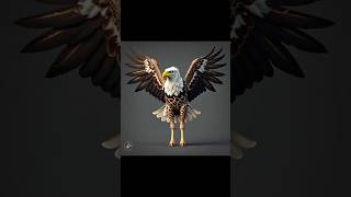 Countrys National Animals amp Birds🤯  Hybrid Creatures🧬 shorts hybrids [upl. by Bobina95]