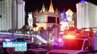 Ariana Grande Taylor Swift amp More Grieve for Las Vegas Shooting Victims  Billboard News [upl. by Tamsky]