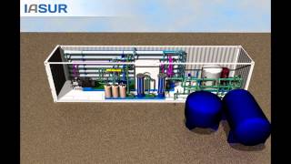 Diseño conceptual planta desaladora agua de mar 500 m3d en contenedor [upl. by Borgeson570]