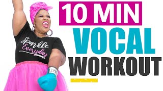 10 Minute Daily VOCAL WORKOUT Vocal Exercise subtitles [upl. by Ydwor]