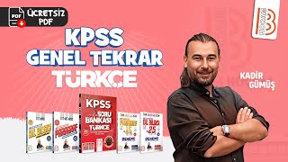 2024 KPSS Türkçe  Tek Videoda Genel Tekrar  Kadir Gümüş [upl. by Assiluj787]