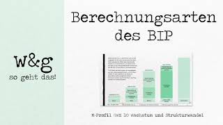 GWZ 10 Wachstum und Strukturwandel  2 Berechnungsarten des BIP [upl. by Martin399]