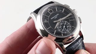 Patek Philippe 5905P001 Annual Calendar Chronograph Luxury Watch Review [upl. by Knudson830]