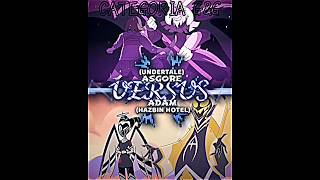 Asgore Dreemurr VS Adam UndertaleHazbin Hotel Categoria GampG [upl. by Anurag]