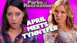 April Meets Tynnyfer  Parks and Recreation  Comedy Bites [upl. by Eelyam]