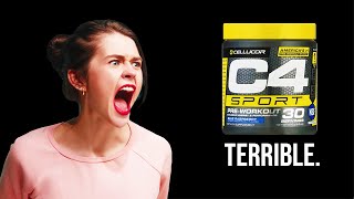 C4 Pre Workout Review it’s Satans dandruff [upl. by Zara417]