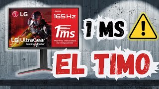 ⚠️ El TIMO de los MONITORES GAMING 1ms 😥 [upl. by Yrak]