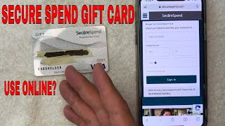 ✅ How To Use Secure Spend Prepaid Visa Gift Card Online 🔴 [upl. by Attlee]