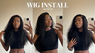 THE BEST WATER WAVE M CAP 9×6 WIG   Pre Bleached  Pre Cut  Pre Plucked 100 GLUELESS WIG [upl. by Idoc]