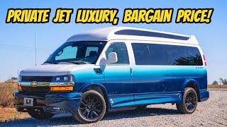 Building the ULTIMATE Chevy conversion van with more luxury than a PRIVATE JET skip the Escalade [upl. by Sybilla]