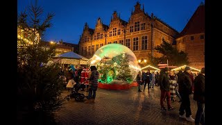 WELCOME TO BEAUTIFUL GDANSK CHRISTMAS MARKET JARMARK SWIATECZNY  TRAVEL AND FOOD TV [upl. by Winchell995]