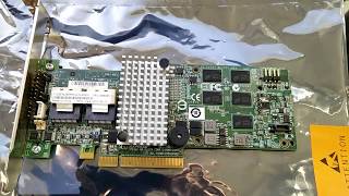 IBM  Lenovo Serveraid M5015 SAS Controller  FRU 46M0851 [upl. by Aivital654]