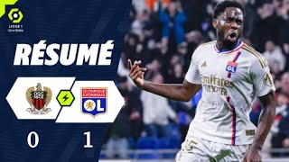 OLYMPIQUE LYONNAIS  OGC NICE 10 RÉSUMÉ  OL  OGCN  LYON  NICE  LIGUE 1 UBER EATS 2024 [upl. by Ahcsas623]