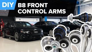 Audi B8 A4 A5 S4 S5 amp Q5 Front Control Arm Replacement  DIY [upl. by Adnov]