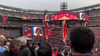 WRESTLEMANIA 35 Cold Open amp “America The Beautiful amp Helicopters [upl. by Wilfrid]