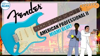 Fender American Professional II Stratocaster in Miami Blue Review [upl. by Eninnaj]